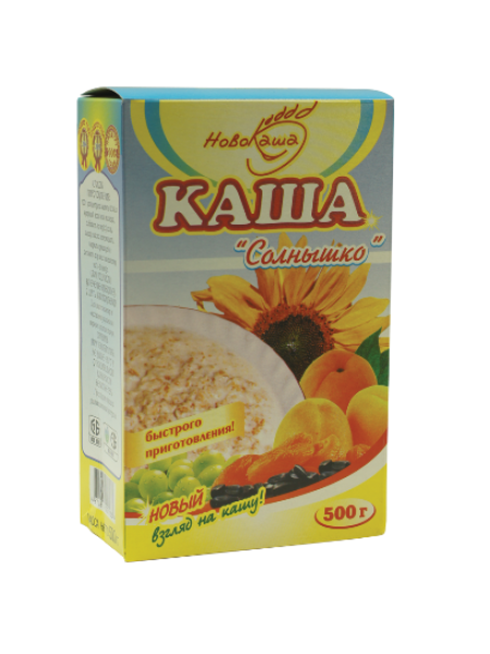 Каша Овсяная Солнышко 500г*20шт Новобелицкий КХ Каша Овсяная Солнышко 500г*20шт Новобелицкий КХ
